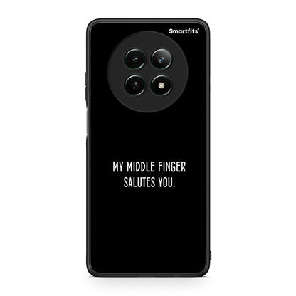 Realme 12 5G Salute θήκη από τη Smartfits με σχέδιο στο πίσω μέρος και μαύρο περίβλημα | Smartphone case with colorful back and black bezels by Smartfits