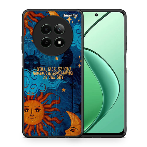 Θήκη Realme 12 5G Screaming Sky από τη Smartfits με σχέδιο στο πίσω μέρος και μαύρο περίβλημα | Realme 12 5G Screaming Sky case with colorful back and black bezels