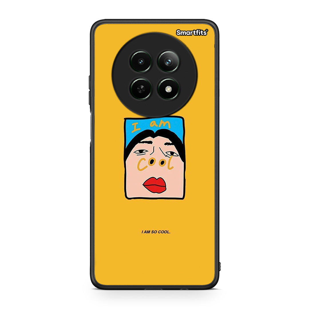 Realme 12 5G So Cool Θήκη Αγίου Βαλεντίνου από τη Smartfits με σχέδιο στο πίσω μέρος και μαύρο περίβλημα | Smartphone case with colorful back and black bezels by Smartfits