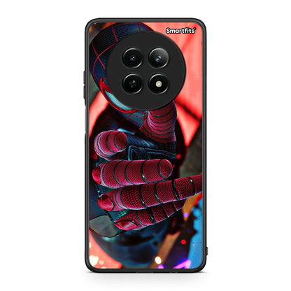 Realme 12 5G Spider Hand Θήκη από τη Smartfits με σχέδιο στο πίσω μέρος και μαύρο περίβλημα | Smartphone case with colorful back and black bezels by Smartfits