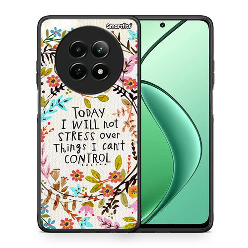 Θήκη Realme 12 5G Stress Over από τη Smartfits με σχέδιο στο πίσω μέρος και μαύρο περίβλημα | Realme 12 5G Stress Over case with colorful back and black bezels