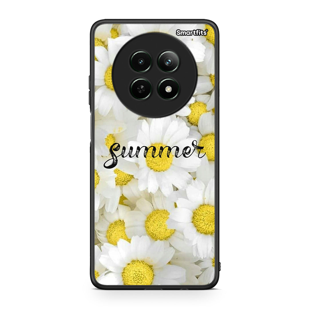 Realme 12 5G Summer Daisies Θήκη από τη Smartfits με σχέδιο στο πίσω μέρος και μαύρο περίβλημα | Smartphone case with colorful back and black bezels by Smartfits