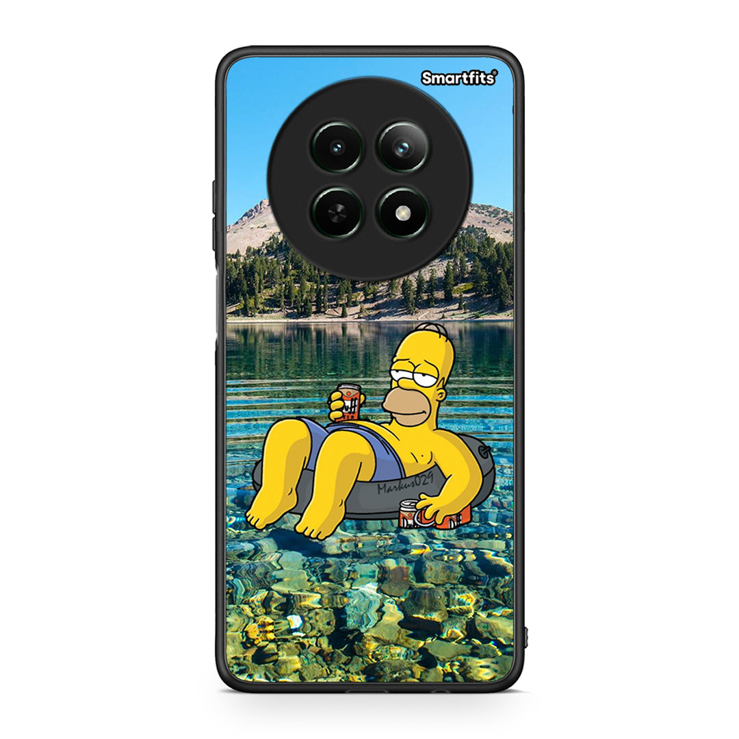 Realme 12 5G Summer Happiness Θήκη από τη Smartfits με σχέδιο στο πίσω μέρος και μαύρο περίβλημα | Smartphone case with colorful back and black bezels by Smartfits