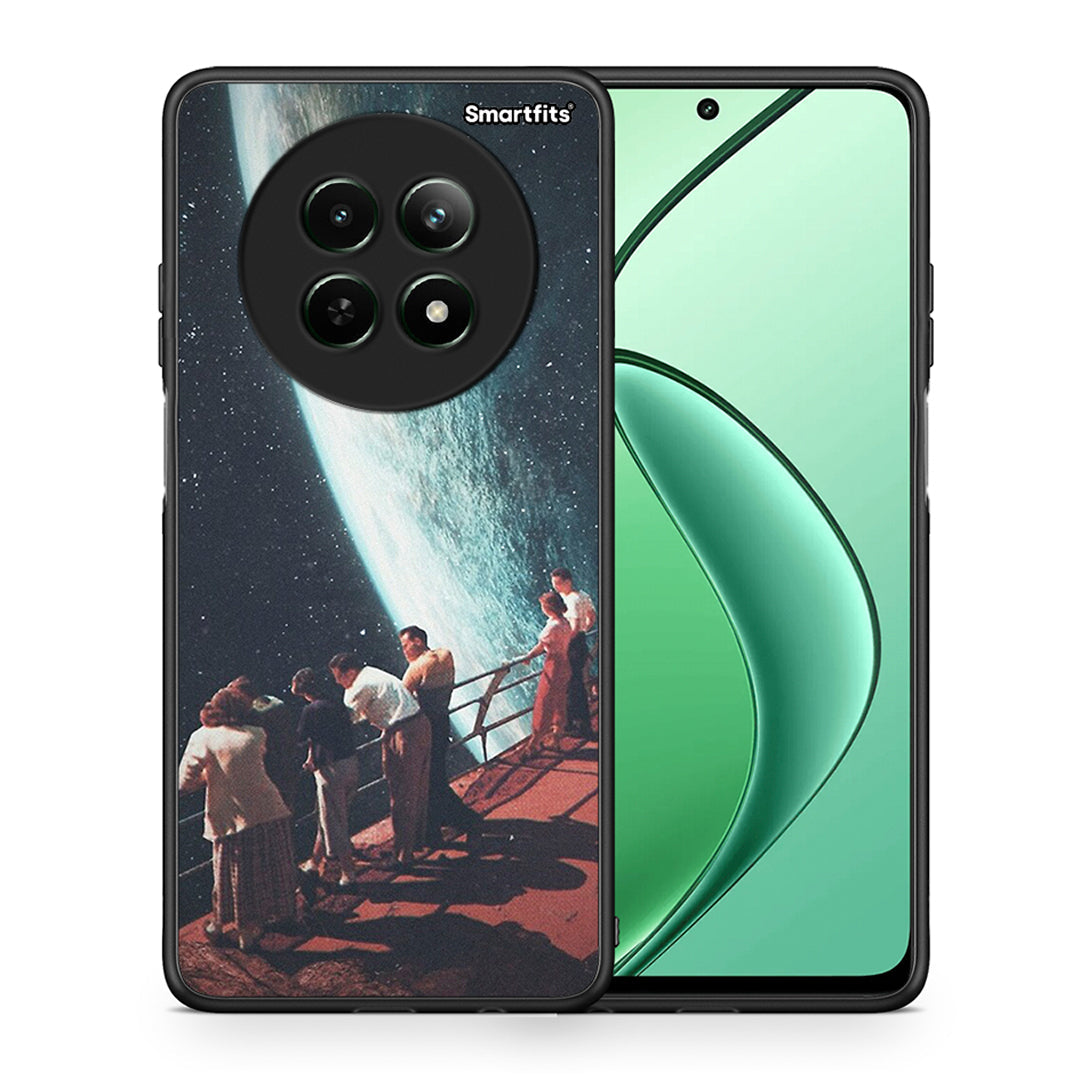 Θήκη Realme 12 5G Surreal View από τη Smartfits με σχέδιο στο πίσω μέρος και μαύρο περίβλημα | Realme 12 5G Surreal View case with colorful back and black bezels