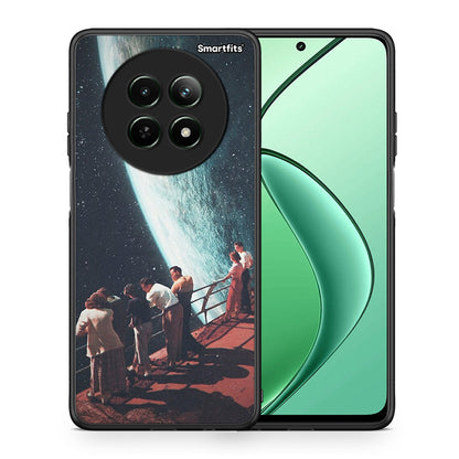 Θήκη Realme 12 5G Surreal View από τη Smartfits με σχέδιο στο πίσω μέρος και μαύρο περίβλημα | Realme 12 5G Surreal View case with colorful back and black bezels