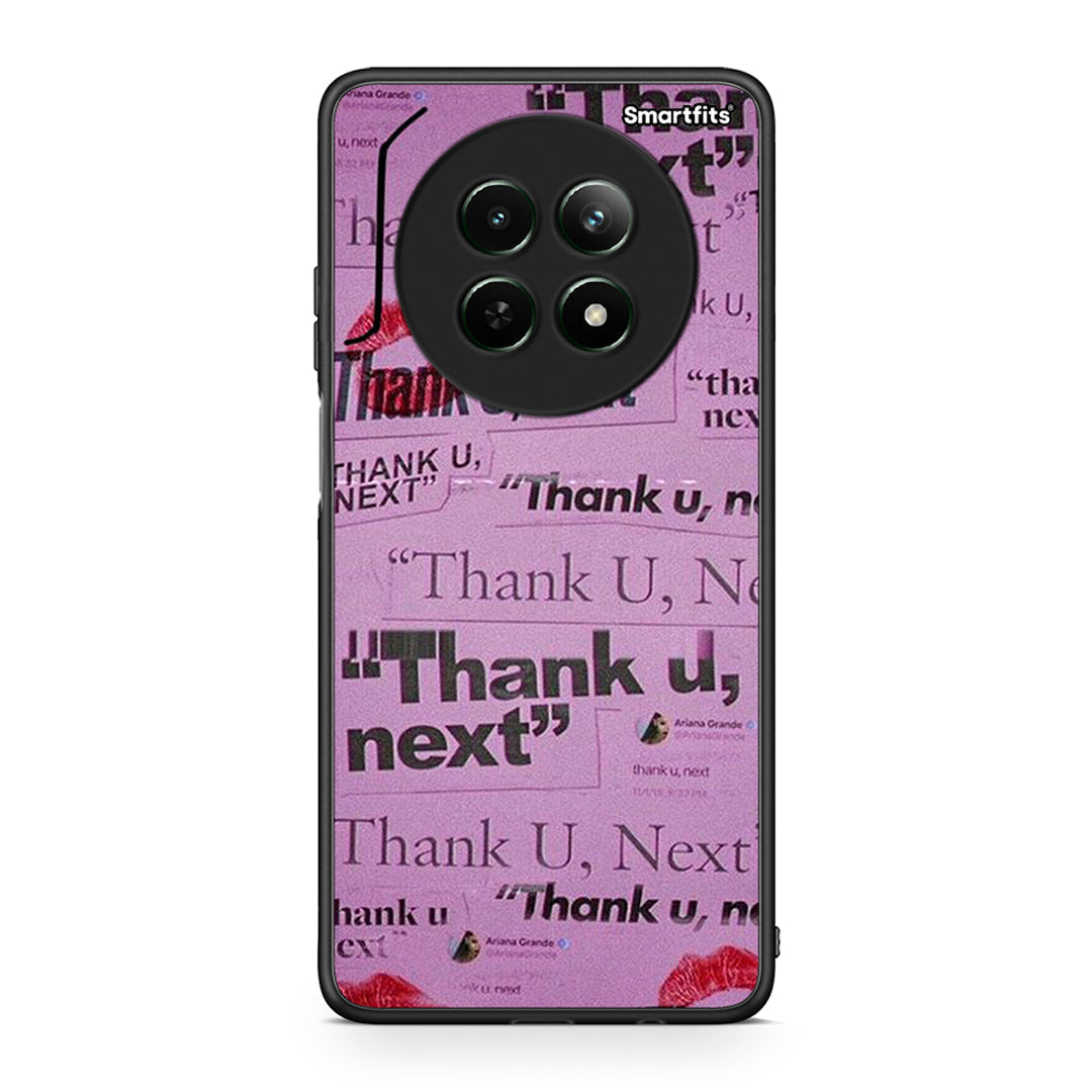 Realme 12 5G Thank You Next Θήκη Αγίου Βαλεντίνου από τη Smartfits με σχέδιο στο πίσω μέρος και μαύρο περίβλημα | Smartphone case with colorful back and black bezels by Smartfits