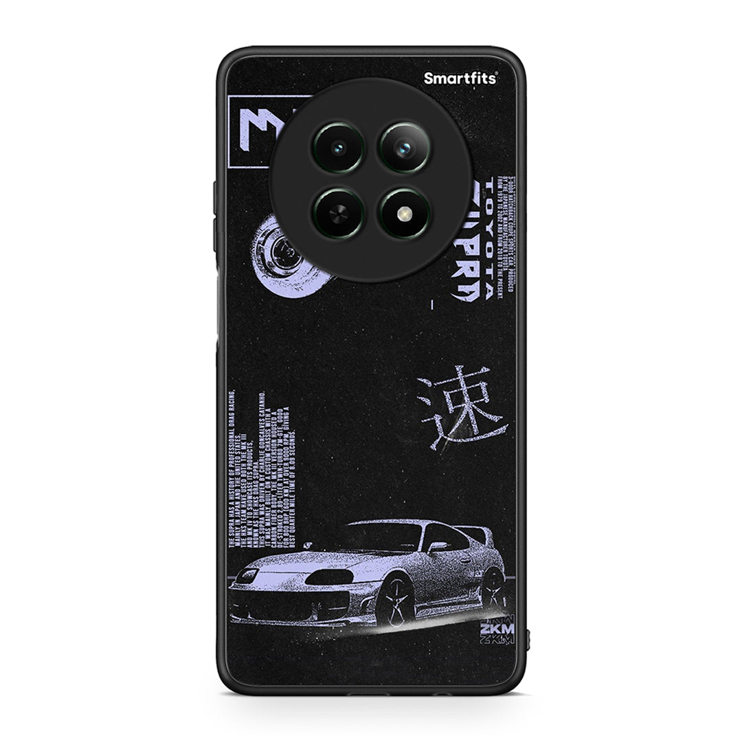 Realme 12 5G Tokyo Drift Θήκη Αγίου Βαλεντίνου από τη Smartfits με σχέδιο στο πίσω μέρος και μαύρο περίβλημα | Smartphone case with colorful back and black bezels by Smartfits