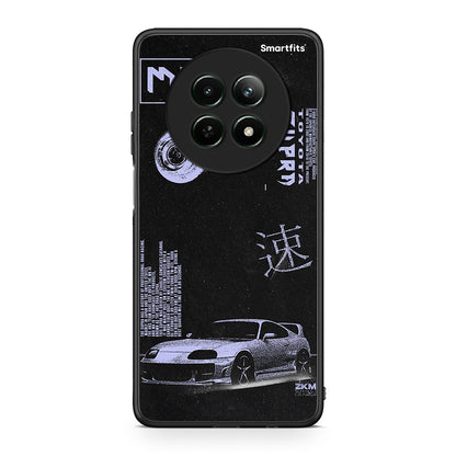 Realme 12 5G Tokyo Drift Θήκη Αγίου Βαλεντίνου από τη Smartfits με σχέδιο στο πίσω μέρος και μαύρο περίβλημα | Smartphone case with colorful back and black bezels by Smartfits