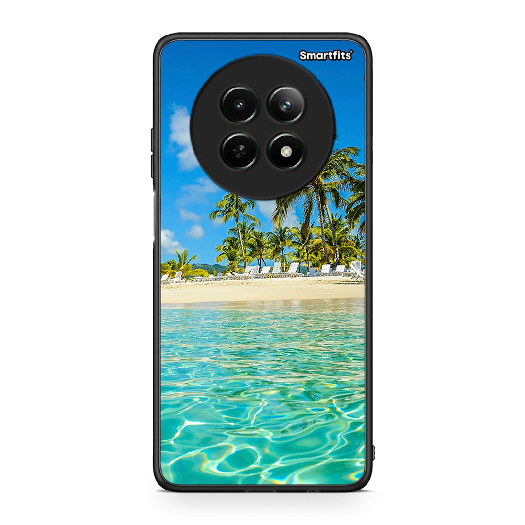 Realme 12 5G Tropical Vibes Θήκη από τη Smartfits με σχέδιο στο πίσω μέρος και μαύρο περίβλημα | Smartphone case with colorful back and black bezels by Smartfits