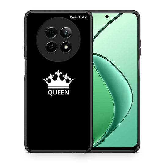 Θήκη Realme 12 5G Queen Valentine από τη Smartfits με σχέδιο στο πίσω μέρος και μαύρο περίβλημα | Realme 12 5G Queen Valentine case with colorful back and black bezels