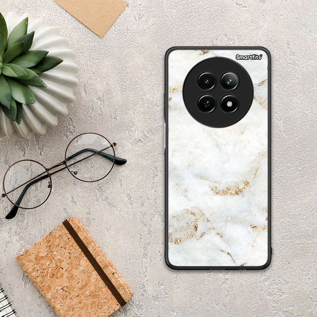 White Gold Marble - Realme 12 5G θήκη