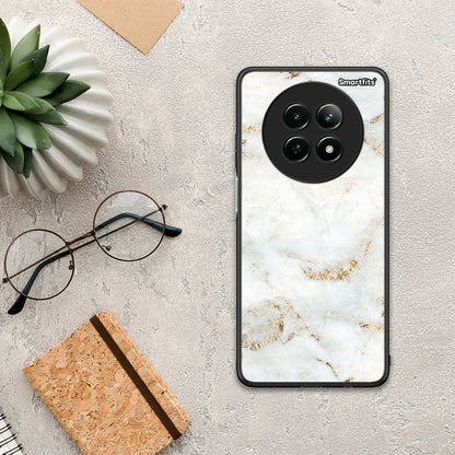 White Gold Marble - Realme 12 5G θήκη