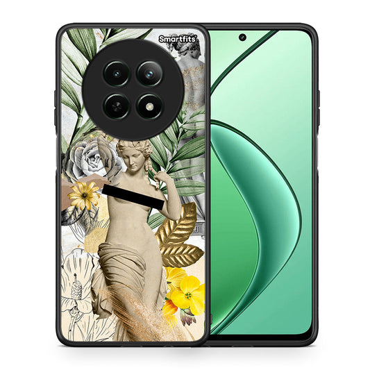 Θήκη Realme 12 5G Woman Statue από τη Smartfits με σχέδιο στο πίσω μέρος και μαύρο περίβλημα | Realme 12 5G Woman Statue case with colorful back and black bezels