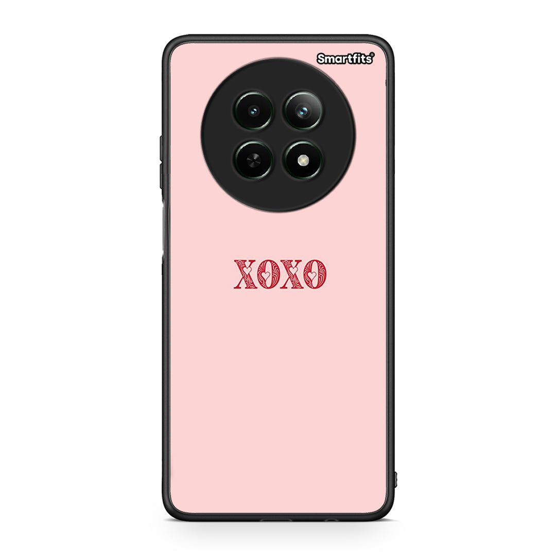 Realme 12 5G XOXO Love θήκη από τη Smartfits με σχέδιο στο πίσω μέρος και μαύρο περίβλημα | Smartphone case with colorful back and black bezels by Smartfits