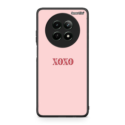 Realme 12 5G XOXO Love θήκη από τη Smartfits με σχέδιο στο πίσω μέρος και μαύρο περίβλημα | Smartphone case with colorful back and black bezels by Smartfits