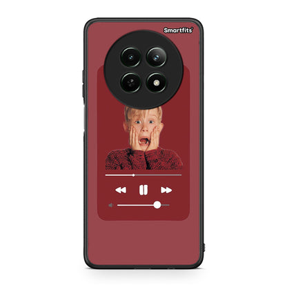 Realme 12 5G Xmas Alone Music θήκη από τη Smartfits με σχέδιο στο πίσω μέρος και μαύρο περίβλημα | Smartphone case with colorful back and black bezels by Smartfits