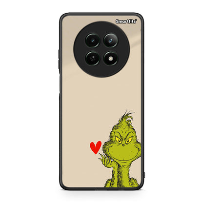 Realme 12 5G Xmas Grinch θήκη από τη Smartfits με σχέδιο στο πίσω μέρος και μαύρο περίβλημα | Smartphone case with colorful back and black bezels by Smartfits