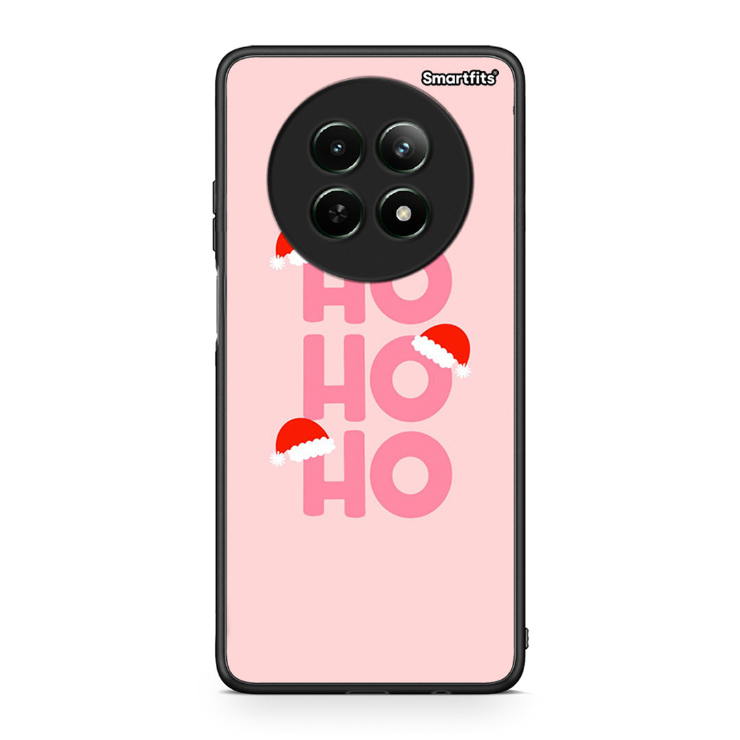Realme 12 5G Xmas Ho Ho Ho θήκη από τη Smartfits με σχέδιο στο πίσω μέρος και μαύρο περίβλημα | Smartphone case with colorful back and black bezels by Smartfits