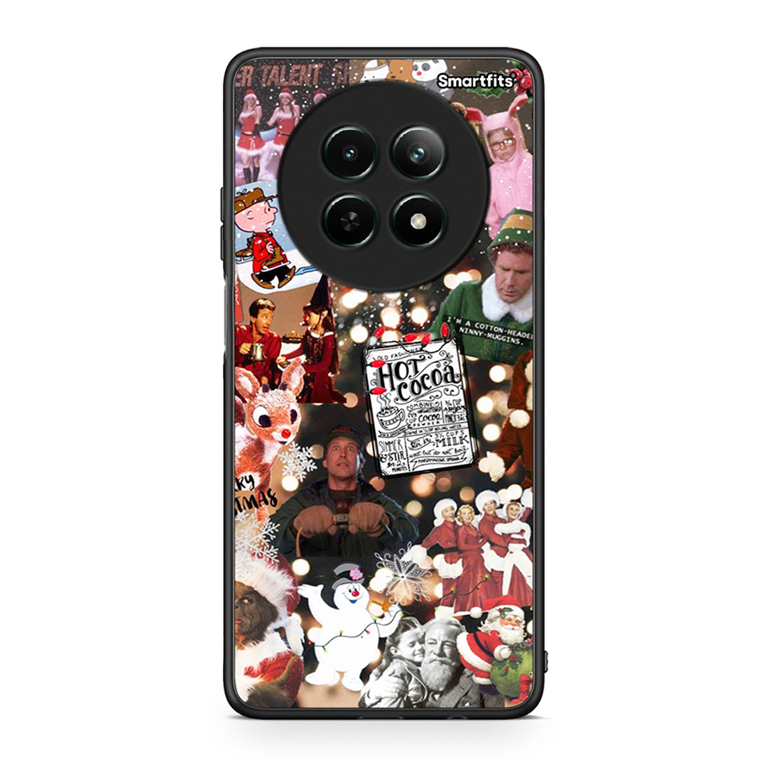 Realme 12 5G Xmas Movies θήκη από τη Smartfits με σχέδιο στο πίσω μέρος και μαύρο περίβλημα | Smartphone case with colorful back and black bezels by Smartfits