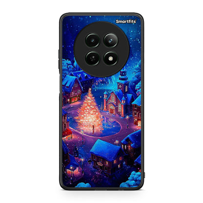 Realme 12 5G Xmas Village θήκη από τη Smartfits με σχέδιο στο πίσω μέρος και μαύρο περίβλημα | Smartphone case with colorful back and black bezels by Smartfits