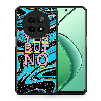 Θήκη Realme 12 5G Yes But No από τη Smartfits με σχέδιο στο πίσω μέρος και μαύρο περίβλημα | Realme 12 5G Yes But No case with colorful back and black bezels