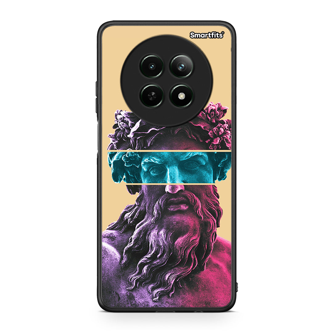 Realme 12 5G Zeus Art Θήκη Αγίου Βαλεντίνου από τη Smartfits με σχέδιο στο πίσω μέρος και μαύρο περίβλημα | Smartphone case with colorful back and black bezels by Smartfits