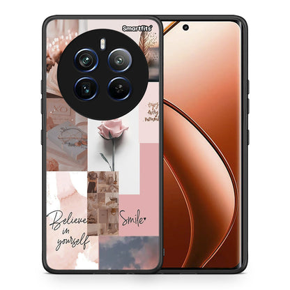 Θήκη Realme 12 Pro 5G / 12 Pro+ Aesthetic Collage από τη Smartfits με σχέδιο στο πίσω μέρος και μαύρο περίβλημα | Realme 12 Pro 5G / 12 Pro+ Aesthetic Collage case with colorful back and black bezels
