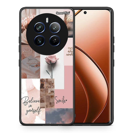 Θήκη Realme 12 Pro 5G / 12 Pro+ Aesthetic Collage από τη Smartfits με σχέδιο στο πίσω μέρος και μαύρο περίβλημα | Realme 12 Pro 5G / 12 Pro+ Aesthetic Collage case with colorful back and black bezels