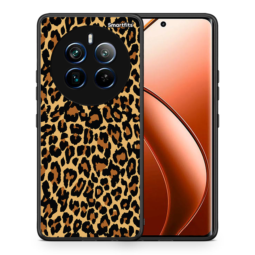 Θήκη Realme 12 Pro 5G / 12 Pro+ Leopard Animal από τη Smartfits με σχέδιο στο πίσω μέρος και μαύρο περίβλημα | Realme 12 Pro 5G / 12 Pro+ Leopard Animal case with colorful back and black bezels