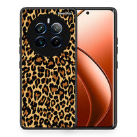 Thumbnail for Θήκη Realme 12 Pro 5G / 12 Pro+ Leopard Animal από τη Smartfits με σχέδιο στο πίσω μέρος και μαύρο περίβλημα | Realme 12 Pro 5G / 12 Pro+ Leopard Animal case with colorful back and black bezels
