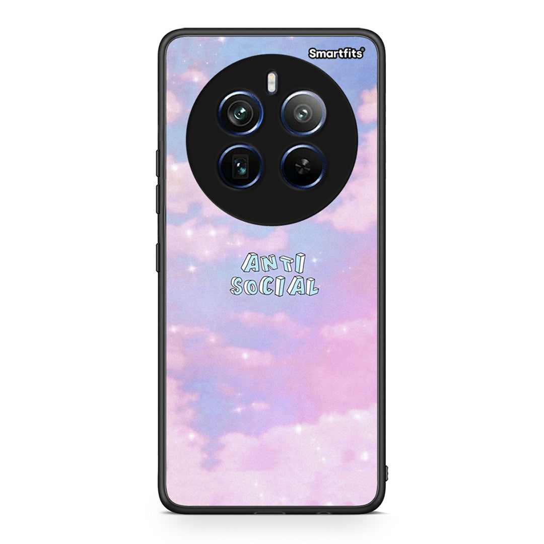 Realme 12 Pro 5G / 12 Pro+ Anti Social Θήκη Αγίου Βαλεντίνου από τη Smartfits με σχέδιο στο πίσω μέρος και μαύρο περίβλημα | Smartphone case with colorful back and black bezels by Smartfits