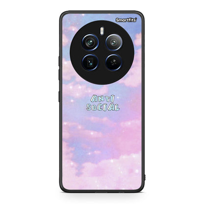 Realme 12 Pro 5G / 12 Pro+ Anti Social Θήκη Αγίου Βαλεντίνου από τη Smartfits με σχέδιο στο πίσω μέρος και μαύρο περίβλημα | Smartphone case with colorful back and black bezels by Smartfits