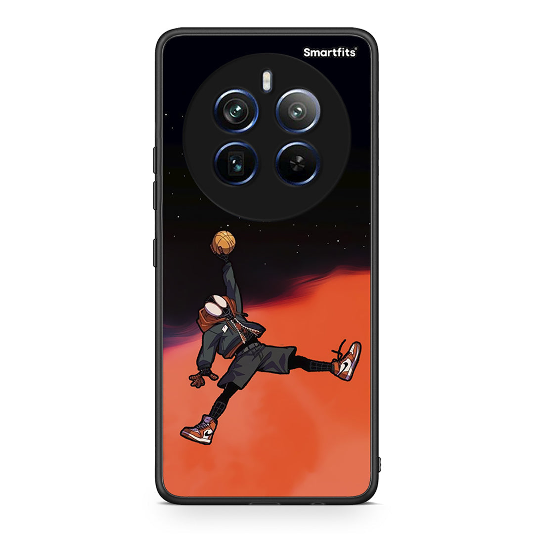 Realme 12 Pro 5G / 12 Pro+ Basketball Hero θήκη από τη Smartfits με σχέδιο στο πίσω μέρος και μαύρο περίβλημα | Smartphone case with colorful back and black bezels by Smartfits