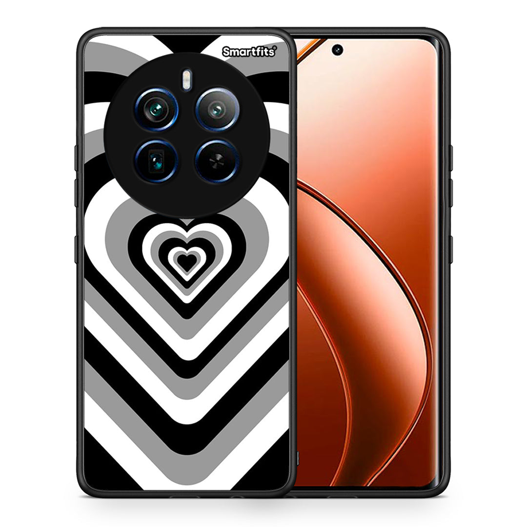 Θήκη Realme 12 Pro 5G / 12 Pro+ Black Hearts από τη Smartfits με σχέδιο στο πίσω μέρος και μαύρο περίβλημα | Realme 12 Pro 5G / 12 Pro+ Black Hearts case with colorful back and black bezels