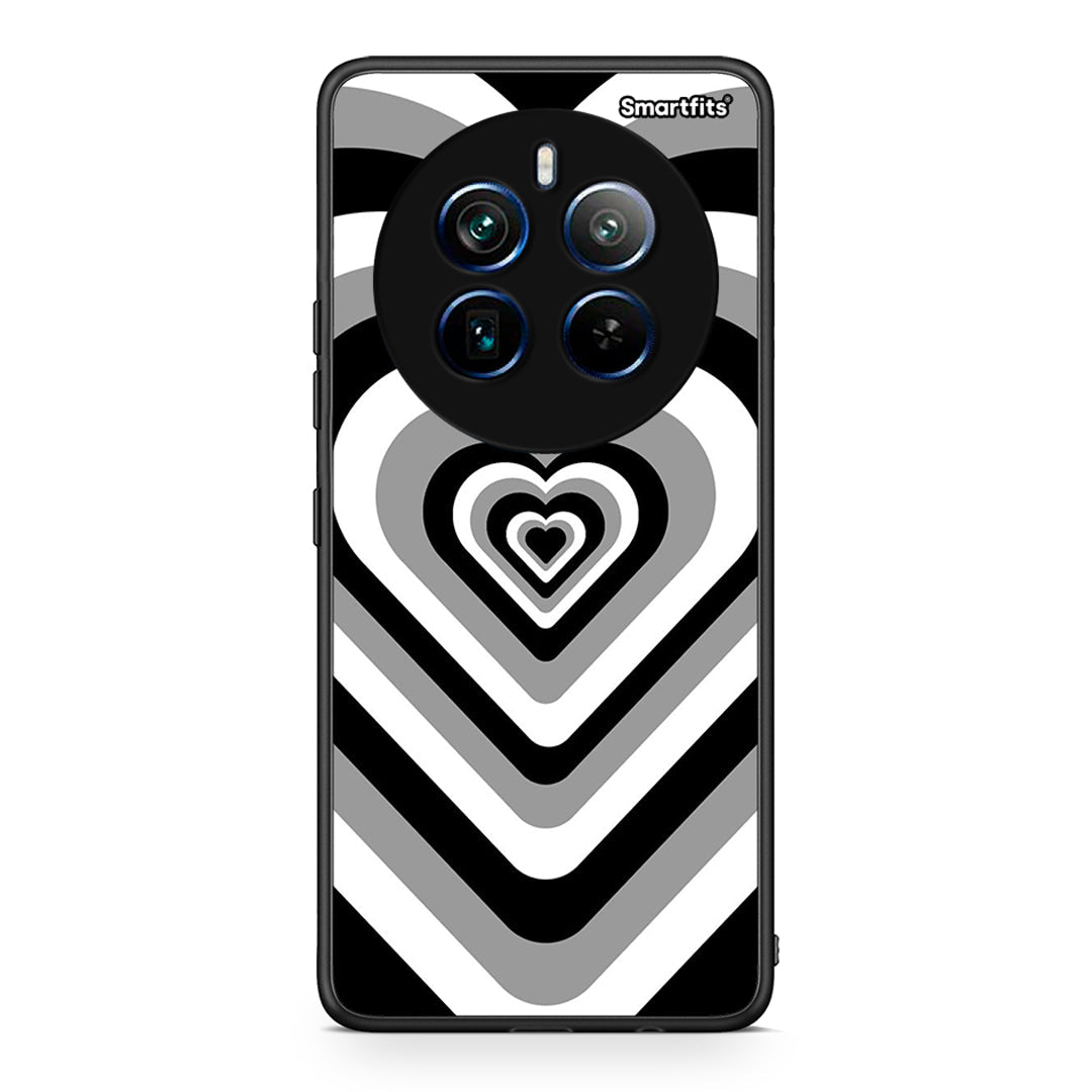 Realme 12 Pro 5G / 12 Pro+ Black Hearts θήκη από τη Smartfits με σχέδιο στο πίσω μέρος και μαύρο περίβλημα | Smartphone case with colorful back and black bezels by Smartfits