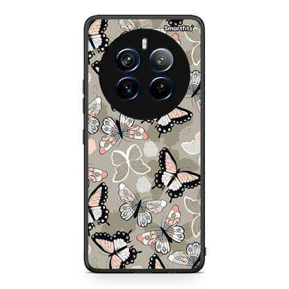 135 - Realme 12 Pro 5G / 12 Pro+ Butterflies Boho case, cover, bumper