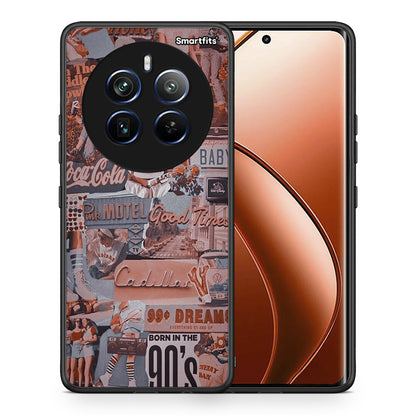 Θήκη Realme 12 Pro 5G / 12 Pro+ Born In 90s από τη Smartfits με σχέδιο στο πίσω μέρος και μαύρο περίβλημα | Realme 12 Pro 5G / 12 Pro+ Born In 90s case with colorful back and black bezels