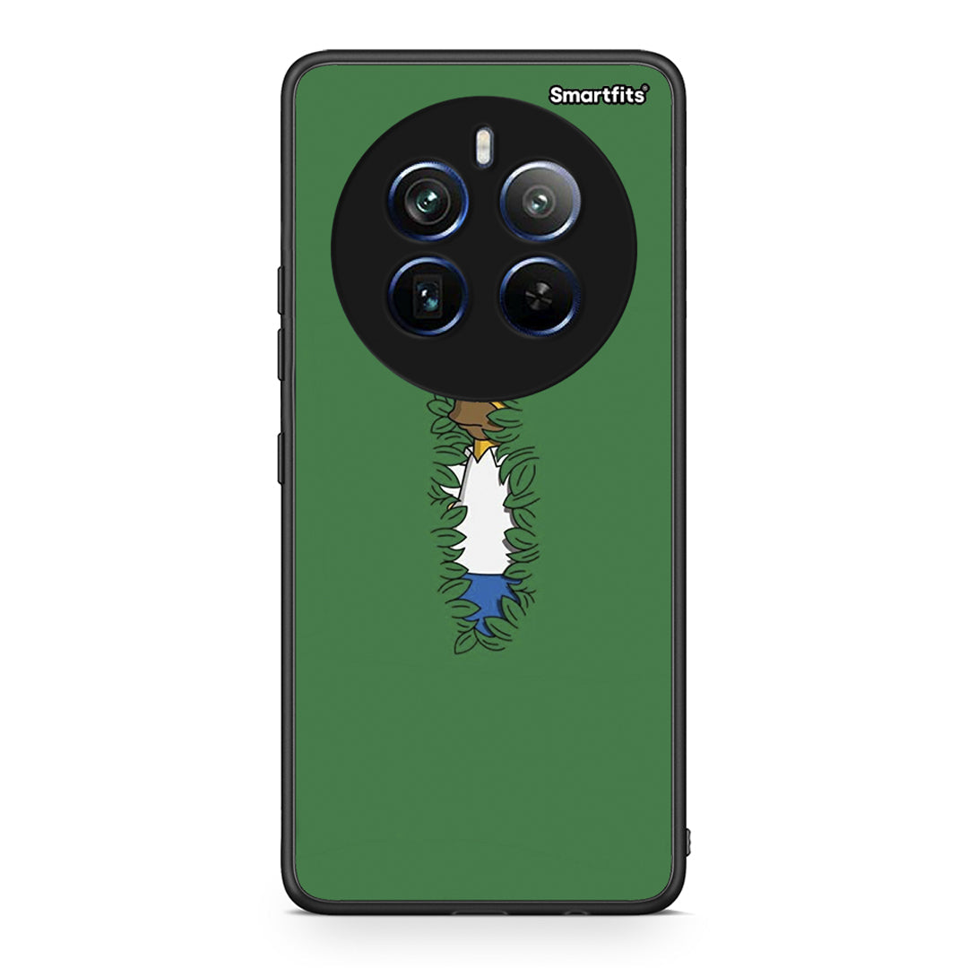 Realme 12 Pro 5G / 12 Pro+ Bush Man Θήκη Αγίου Βαλεντίνου από τη Smartfits με σχέδιο στο πίσω μέρος και μαύρο περίβλημα | Smartphone case with colorful back and black bezels by Smartfits