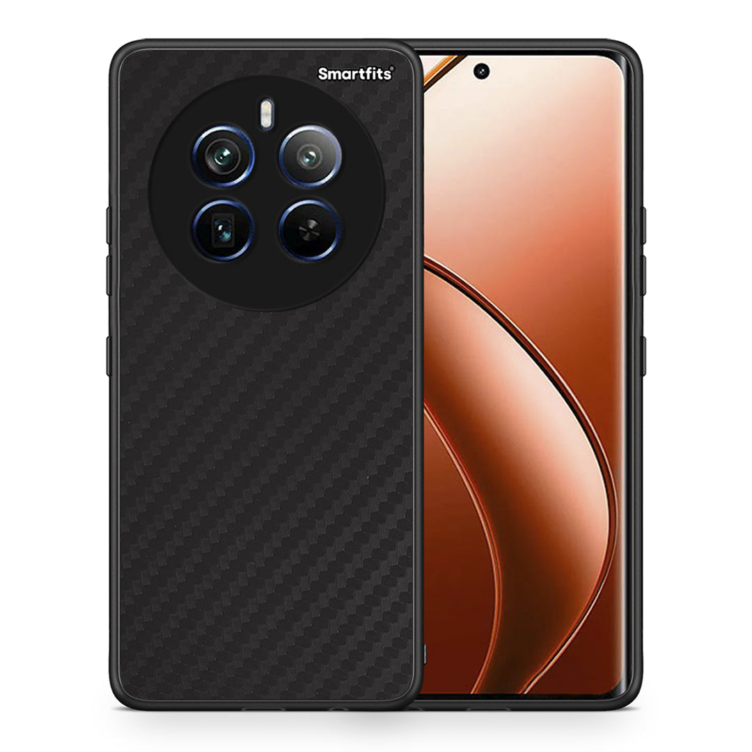 Θήκη Realme 12 Pro 5G / 12 Pro+ Carbon Black από τη Smartfits με σχέδιο στο πίσω μέρος και μαύρο περίβλημα | Realme 12 Pro 5G / 12 Pro+ Carbon Black case with colorful back and black bezels