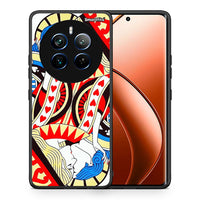 Thumbnail for Θήκη Realme 12 Pro 5G / 12 Pro+ Card Love από τη Smartfits με σχέδιο στο πίσω μέρος και μαύρο περίβλημα | Realme 12 Pro 5G / 12 Pro+ Card Love case with colorful back and black bezels