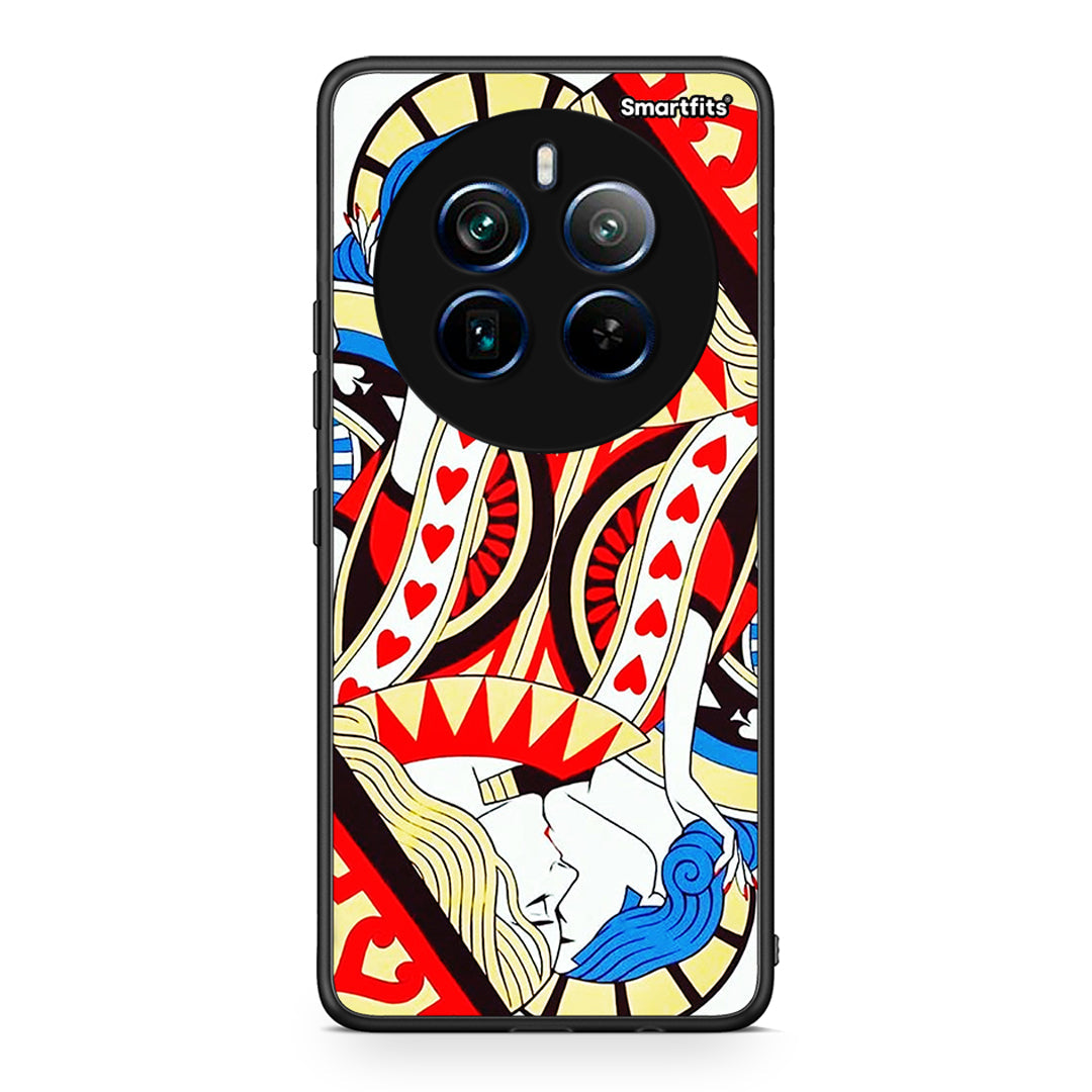 Realme 12 Pro 5G / 12 Pro+ Card Love θήκη από τη Smartfits με σχέδιο στο πίσω μέρος και μαύρο περίβλημα | Smartphone case with colorful back and black bezels by Smartfits