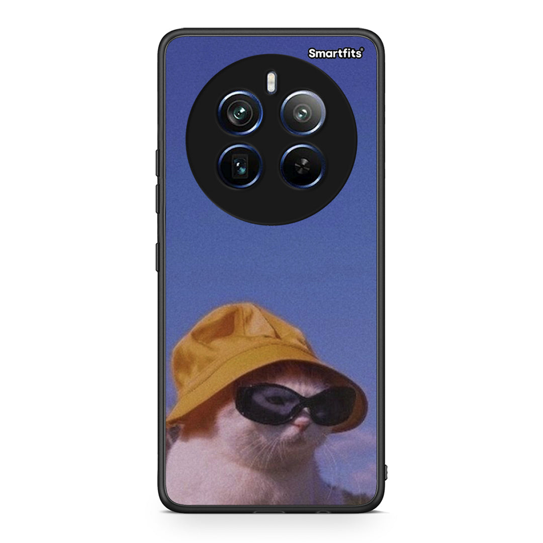Realme 12 Pro 5G / 12 Pro+ Cat Diva θήκη από τη Smartfits με σχέδιο στο πίσω μέρος και μαύρο περίβλημα | Smartphone case with colorful back and black bezels by Smartfits