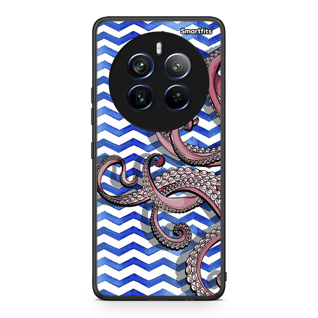 Realme 12 Pro 5G / 12 Pro+ Chevron Devilfish θήκη από τη Smartfits με σχέδιο στο πίσω μέρος και μαύρο περίβλημα | Smartphone case with colorful back and black bezels by Smartfits