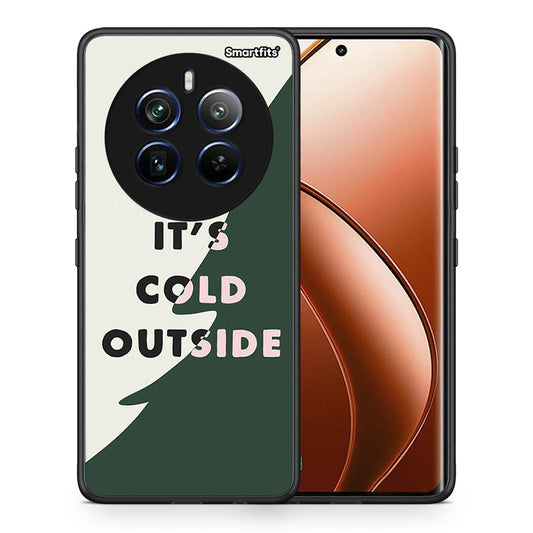 Θήκη Realme 12 Pro 5G / 12 Pro+ Cold Outside από τη Smartfits με σχέδιο στο πίσω μέρος και μαύρο περίβλημα | Realme 12 Pro 5G / 12 Pro+ Cold Outside case with colorful back and black bezels