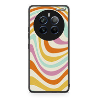 Thumbnail for Realme 12 Pro 5G / 12 Pro+ Colourful Waves θήκη από τη Smartfits με σχέδιο στο πίσω μέρος και μαύρο περίβλημα | Smartphone case with colorful back and black bezels by Smartfits