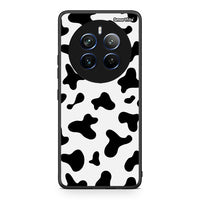 Thumbnail for Realme 12 Pro 5G / 12 Pro+ Cow Print θήκη από τη Smartfits με σχέδιο στο πίσω μέρος και μαύρο περίβλημα | Smartphone case with colorful back and black bezels by Smartfits