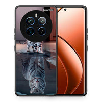 Thumbnail for Θήκη Realme 12 Pro 5G / 12 Pro+ Tiger Cute από τη Smartfits με σχέδιο στο πίσω μέρος και μαύρο περίβλημα | Realme 12 Pro 5G / 12 Pro+ Tiger Cute case with colorful back and black bezels