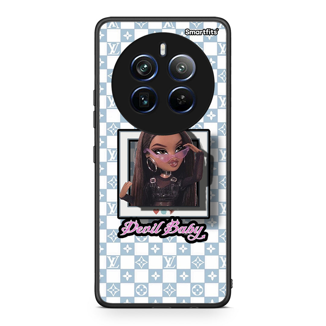 Realme 12 Pro 5G / 12 Pro+ Devil Baby Θήκη Αγίου Βαλεντίνου από τη Smartfits με σχέδιο στο πίσω μέρος και μαύρο περίβλημα | Smartphone case with colorful back and black bezels by Smartfits