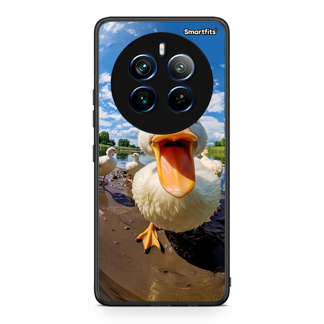 Realme 12 Pro 5G / 12 Pro+ Duck Face θήκη από τη Smartfits με σχέδιο στο πίσω μέρος και μαύρο περίβλημα | Smartphone case with colorful back and black bezels by Smartfits