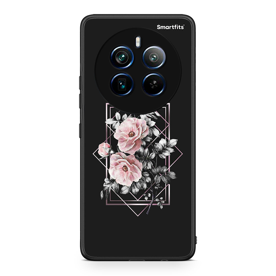 4 - Realme 12 Pro 5G / 12 Pro+ Frame Flower case, cover, bumper